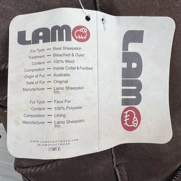 LAMO Shearling Suede Boots in Brown Women's Size 9 - Picture 8 of 10